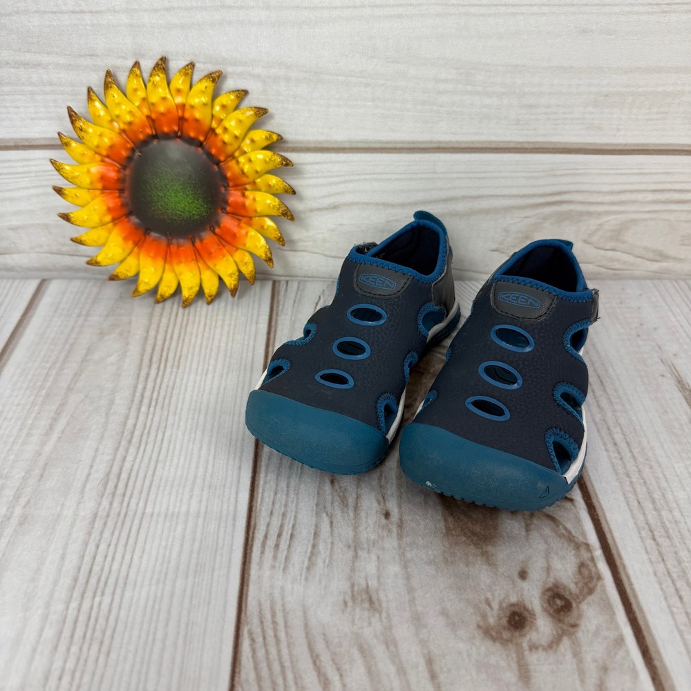 KEEN Kids Stingray Water Sandals Blue Toddler Size 12